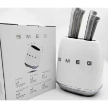 سرویس چاقو 7 پارچه اسمگ مدل SMEG KBSF01WH