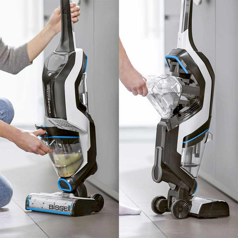 جاروشارژی و زمین شوی بیسل مدل BISSELL CROSSWAVE CORDLESS MAX